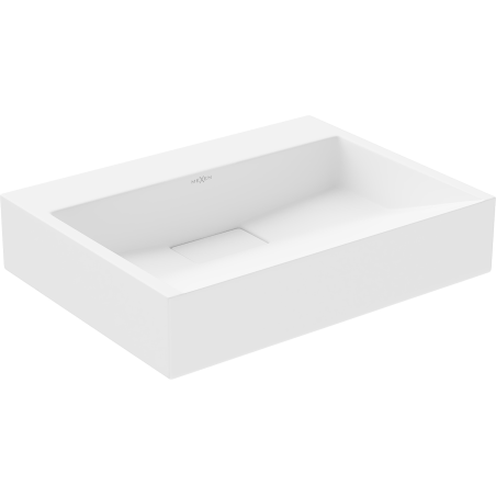 Mexen Ava umywalka nablatowa z konglomeratu B/O 50 x 38 cm, biała - 23015000