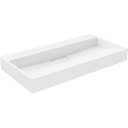 Mexen Ava umywalka nablatowa z konglomeratu B/O 90 x 46 cm, biała - 23019000