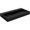 Mexen Ava umywalka nablatowa z konglomeratu B/O 90 x 46 cm, czarna - 23019070