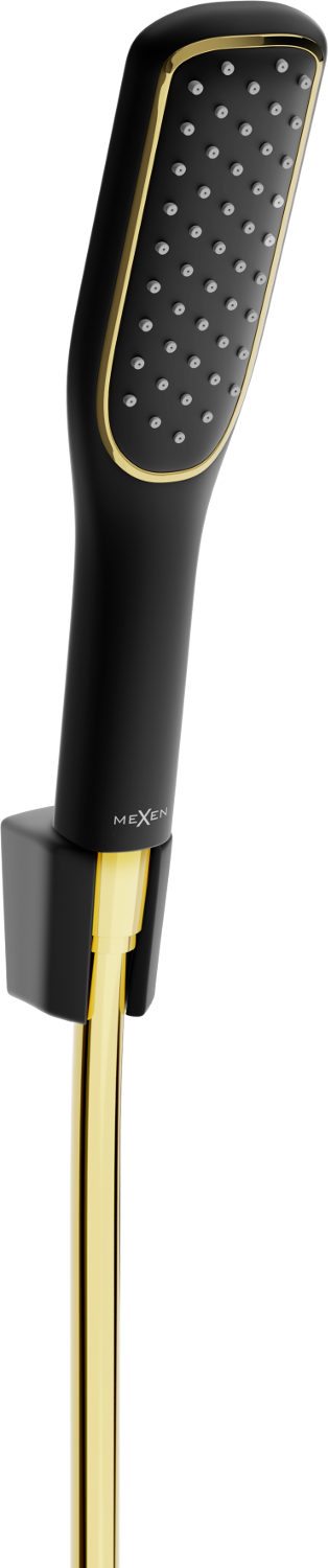 Mexen R-49 zestaw prysznicowy punktowy, złoty/czarny - 785495052-57