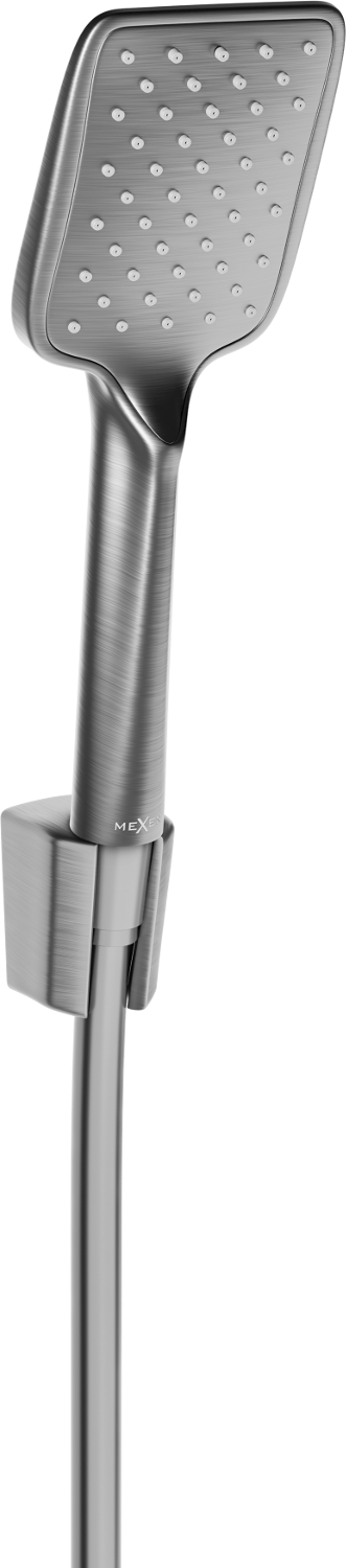 Mexen R-62 zestaw prysznicowy punktowy, grafit - 785625052-66