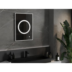 Mexen Koga lustro łazienkowe podświetlane 60 x 80 cm, LED 6000K, antypara - 9821-060-080-611-00 Mexen Koga lustro łazienkowe podświetlane 60 x 80 cm, LED 6000K, antypara - 9821-060-080-611-00