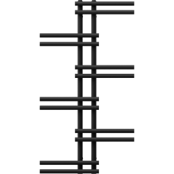 Mexen Jari grzejnik łazienkowy dekoracyjny 1005 x 550 mm, 339 W, czarny - W115-1005-550-00-70