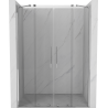 Mexen Velar Duo drzwi prysznicowe rozsuwane 160 cm, transparent, chrom - 871-160-000-02-01