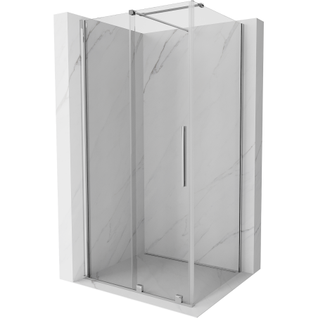 Mexen Velar kabina prysznicowa rozsuwana 120 x 70 cm, transparent, chrom - 871-120-070-01-01
