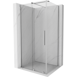 Mexen Velar kabina prysznicowa rozsuwana 130 x 80 cm, transparent, chrom - 871-130-080-01-01