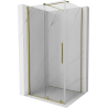 Mexen Velar kabina prysznicowa rozsuwana 110 x 90 cm, transparent, złota - 871-110-090-01-50