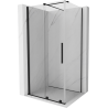 Mexen Velar kabina prysznicowa rozsuwana 110 x 75 cm, transparent, czarna - 871-110-075-01-70