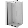 Mexen Velar kabina prysznicowa rozsuwana 110 x 90 cm, transparent, czarna - 871-110-090-01-70