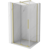 Mexen Velar kabina prysznicowa rozsuwana 110 x 75 cm, transparent, złota szczotkowana - 871-110-075-01-55