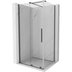 Mexen Velar kabina prysznicowa rozsuwana 110 x 120 cm, transparent, gun gray szczotkowany - 871-110-120-01-66