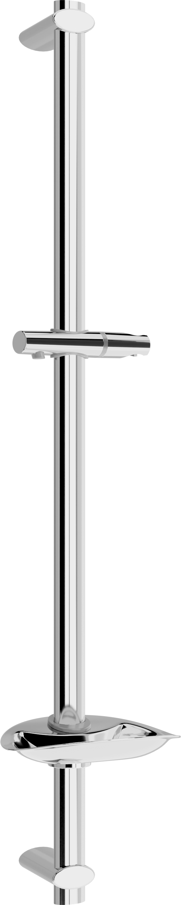 Mexen DB drążek prysznicowy z mydelniczką 75 cm, chrom - 79384-00