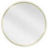 Mexen Loft lustro łazienkowe okragłe 65 cm, rama złota - 9850-065-065-000-50