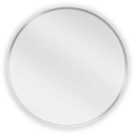 Mexen Loft lustro łazienkowe okragłe 40 cm, rama inox - 9850-040-040-000-10