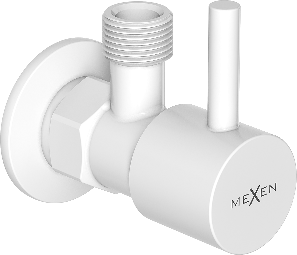 Mexen R1 zawór kątowy do baterii 1/2"x3/8", biały - 79970-20