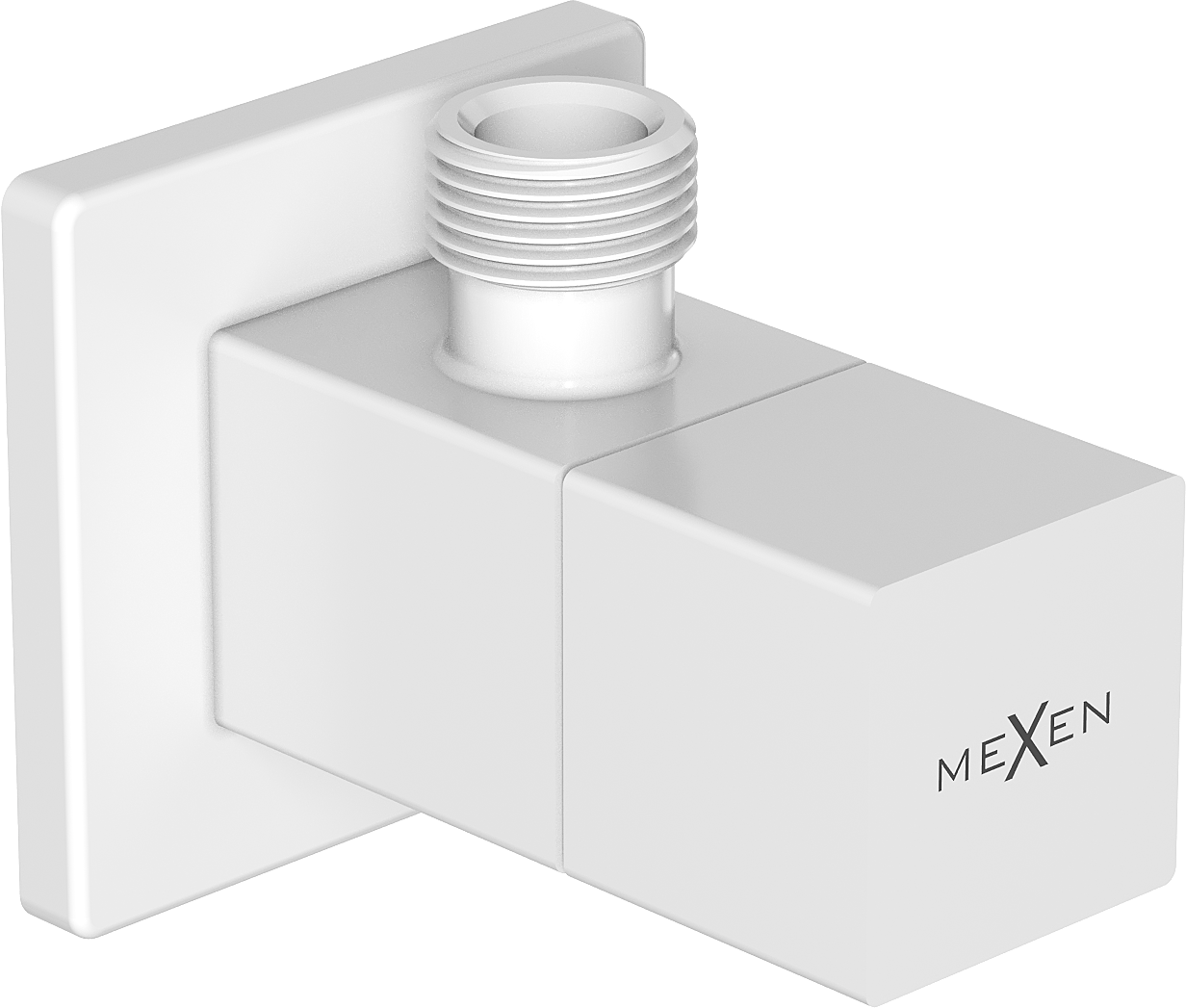 Mexen S zawór kątowy do baterii 1/2"x3/8", biały - 79971-20