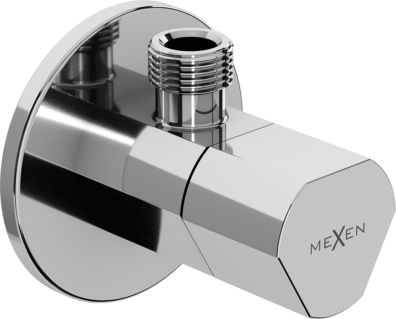 Mexen T zawór kątowy do baterii 1/2"x3/8", chrom - 79973-00