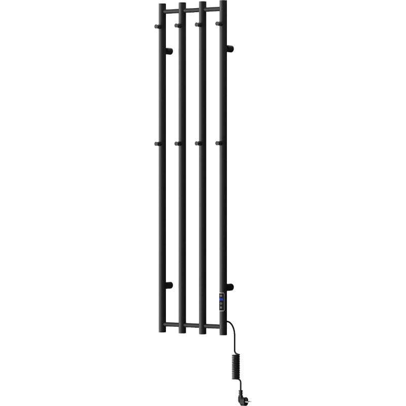 Mexen Pino grzejnik elektryczny z wieszakami na ręczniki 1405 x 347 mm, 250 W, czarny - W301-1405-347-00-70