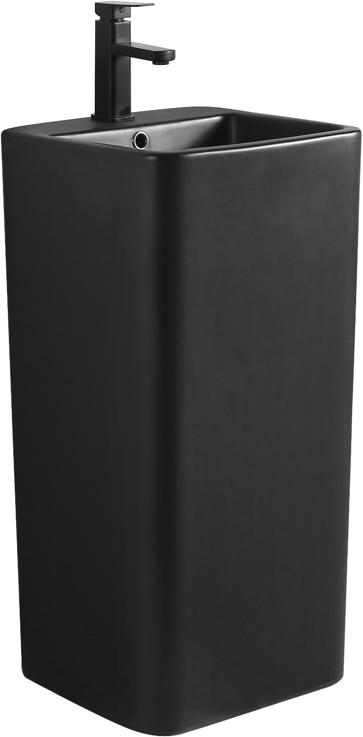 Mexen Otra umywalka wolnostojąca 40 x 40 cm, czarna mat - 26034070