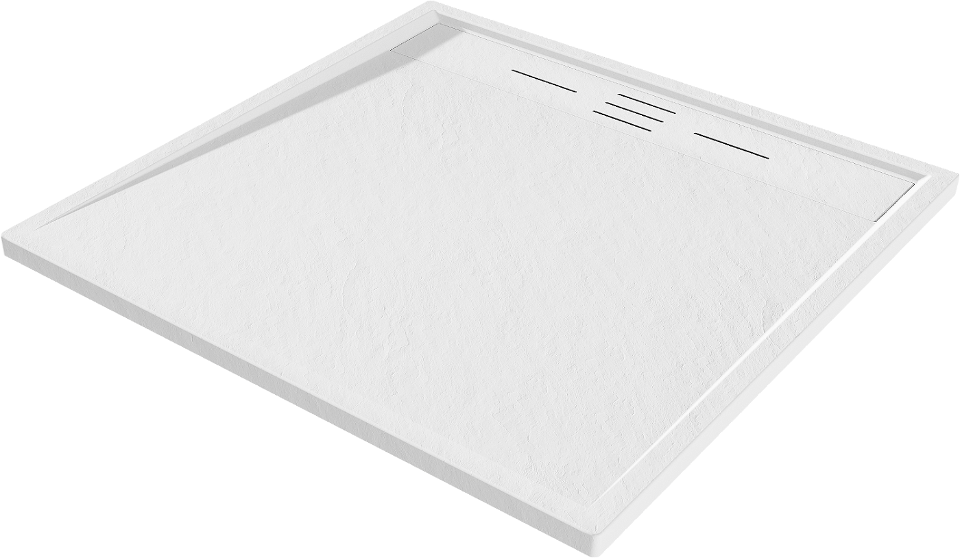 Mexen Amon brodzik kwadratowy SMC 90 x 90 cm, biały - 4F109090
