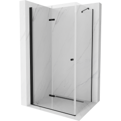 Mexen Lima kabina prysznicowa składana 110 x 80 cm, transparent, czarna - 856-110-080-70-00