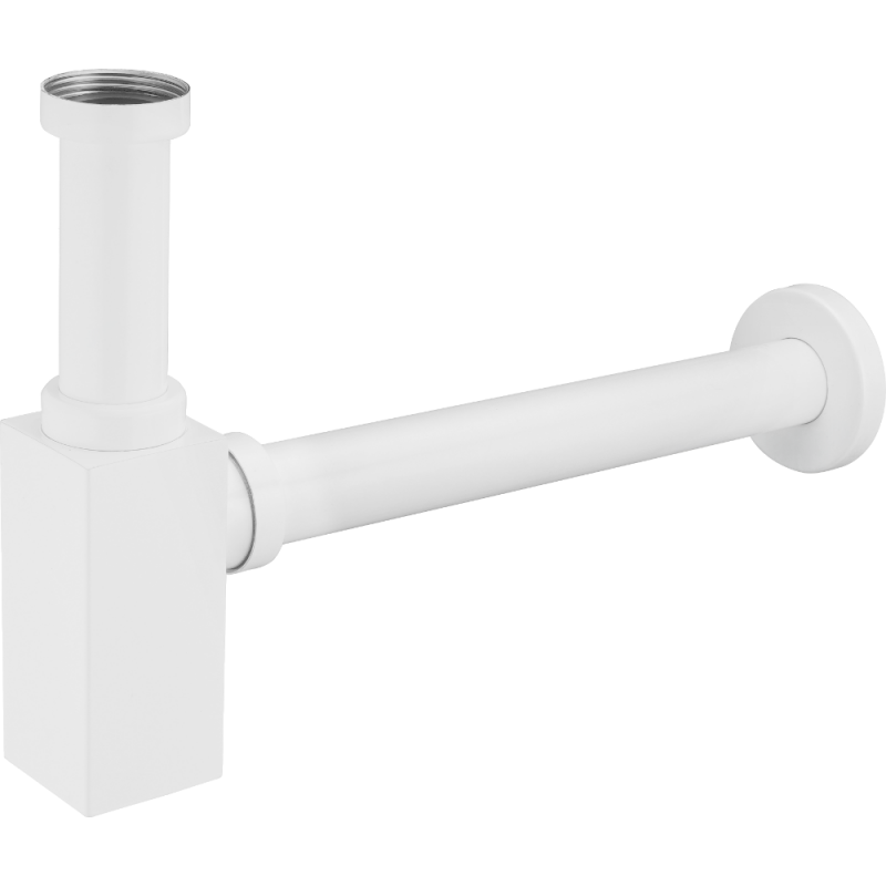 Mexen półsyfon umywalkowy kwadratowy, biały - 79960-20