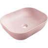 Mexen Rosa umywalka nablatowa 50 x 40 cm, różowa mat - 21095044