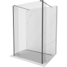 Mexen Kioto ścianka prysznicowa wolnostojąca 110 x 30 x 30 cm, transparent, czarna - 800-110-030-222-70-00-030