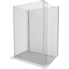 Mexen Kioto ścianka prysznicowa Walk-in 100 x 80 x 30 cm, transparent, chrom - 800-100-080-221-01-00-030