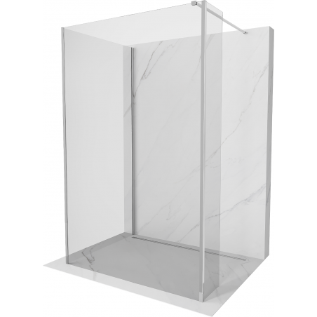 Mexen Kioto ścianka prysznicowa Walk-in 100 x 90 x 30 cm, transparent, chrom - 800-100-090-221-01-00-030