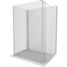 Mexen Kioto ścianka prysznicowa Walk-in 120 x 90 x 40 cm, transparent, chrom - 800-120-090-221-01-00-040