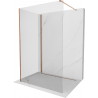 Mexen Kioto ścianka prysznicowa Walk-in 140 x 110 cm, transparent, różowe złoto - 800-140-212-60-00-110