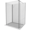 Mexen Kioto ścianka prysznicowa Walk-in 125 x 80 x 30 cm, transparent, gun metal - 800-125-080-221-95-00-030