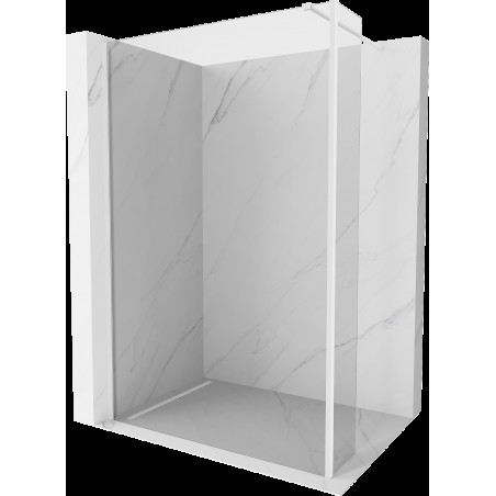 Mexen Kioto ścianka prysznicowa Walk-in 105 x 30 cm, transparent, biała - 800-105-212-20-00-030