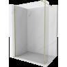 Mexen Kioto ścianka prysznicowa Walk-in 95 x 30 cm, transparent, złota - 800-095-212-50-00-030