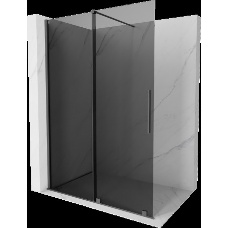 Mexen Velar ścianka prysznicowa rozsuwana Walk-in 160 x 200 cm, grafit 8 mm, gun metal - 871-160-000-43-95