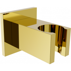 Mexen Cube uchwyt prysznicowy, złoty - 79350-50