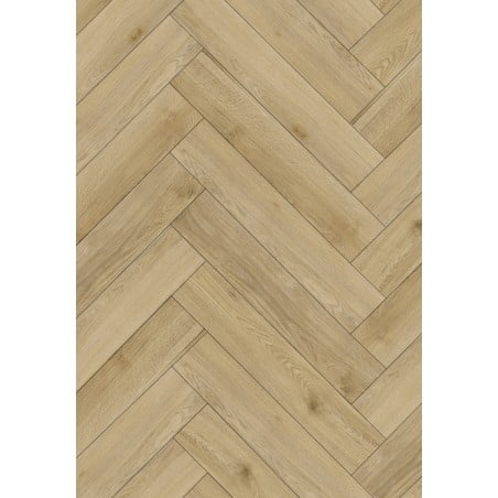 Mexen Charter Oak próbka paneli winylowych jodełka 635 x 127 mm SPC 6,5 mm, podkład 1,5 mm, 4 V-Fuga, Dąb - F1169-S