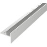 Mexen Line-B listwa spadkowa do szkła 120 cm prawa, inox - 181004120R