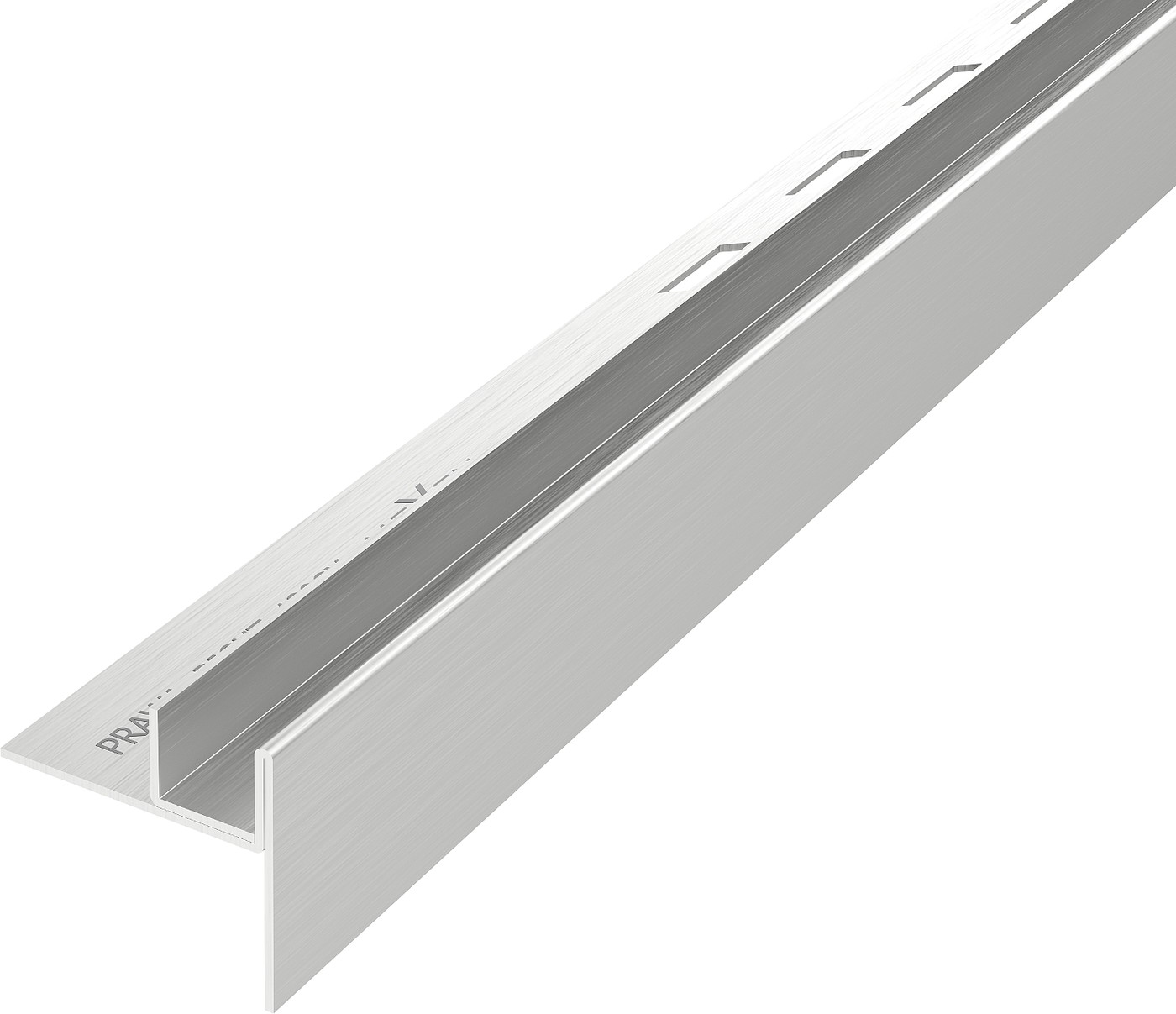 Mexen Line-B listwa spadkowa do szkła 120 cm prawa, inox - 181004120R