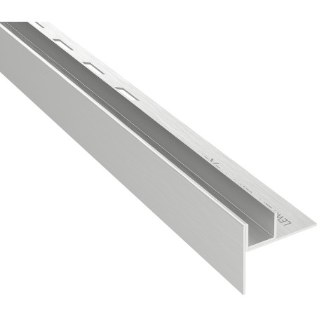 Mexen Line-B listwa spadkowa do szkła 180 cm lewa, inox - 181004180L