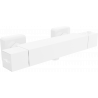 Mexen Cube termostatyczna bateria prysznicowa, biała - 77200-20