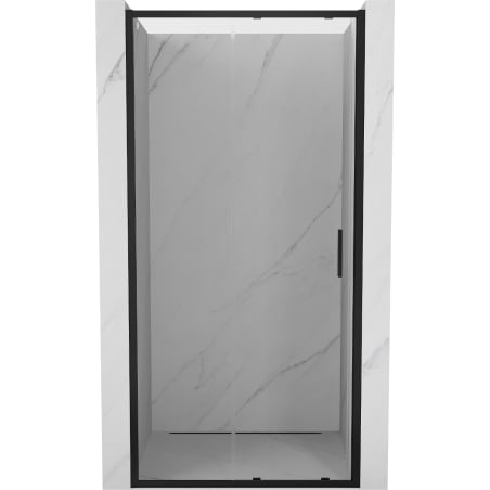 Mexen Exo drzwi prysznicowe rozsuwane 105 cm, transparent, czarne - 8151-105-000-70-00