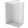 Mexen Kioto-F ścianka prysznicowa Walk-in z ramką 120 x 202 cm, transparent 8 mm, chrom - 800-120-104-01-00