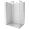 Mexen Kioto-F ścianka prysznicowa Walk-in z ramką 170 x 75 cm, transparent 8 mm, nikiel szczotkowany - 800-170-202-04-97-075