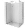 Mexen Kioto-F ścianka prysznicowa Walk-in z ramką 135 x 110 cm, transparent 8 mm, chrom - 800-135-202-04-00-110