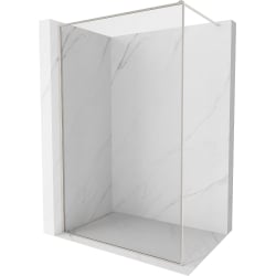 Mexen Kioto-XF ścianka prysznicowa Walk-in z ramką 60 x 202 cm, transparent 10 mm, nikiel szczotkowany - 800-060-104-97-00-X