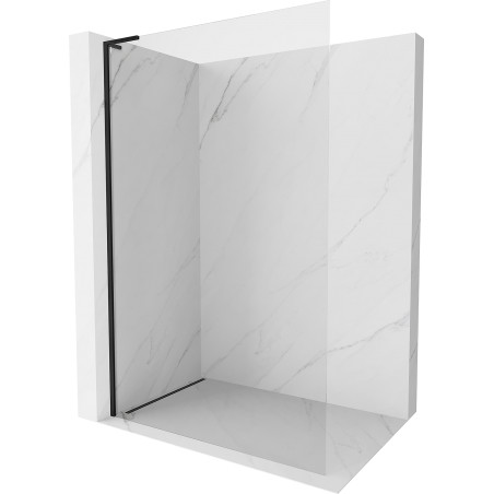 Mexen Kioto-X L ścianka prysznicowa Walk-in 70 x 200 cm, transparent 10 mm, czarna - 800-070-107-70-00-X