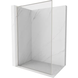 Mexen Kioto-F L ścianka prysznicowa Walk-in z ramką 80 x 202 cm, transparent 8 mm, nikiel szczotkowany - 800-080-174-97-00