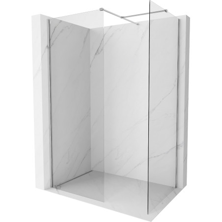 Mexen Kioto-X ścianka prysznicowa Walk-in 110 x 70 cm, transparent 10 mm, chrom - 800-110-202-01-00-070-X